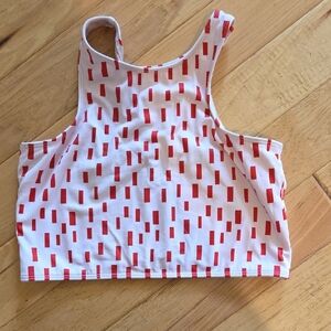 Kortni Jeane Kids Swim Bikini - Red and White